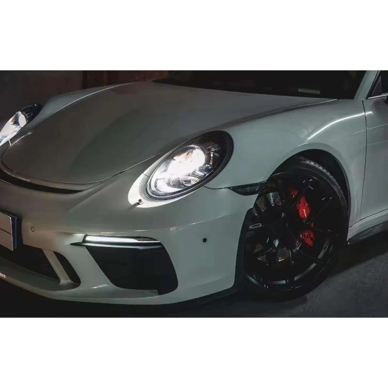 Wholesale km New Condition for 911 Carrera GT3 2012-up Body Kits Front Bumper Rear Lip LED Lights Facelift Car Upgrade